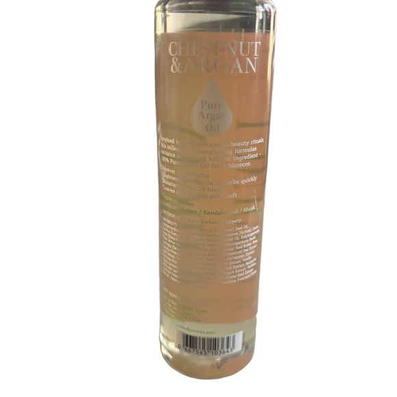 Bath & Body Works Body Oil Chestnut Argan 6.3 FL OZ Hydrating Pure Argan Oil - Picture 5 of 8